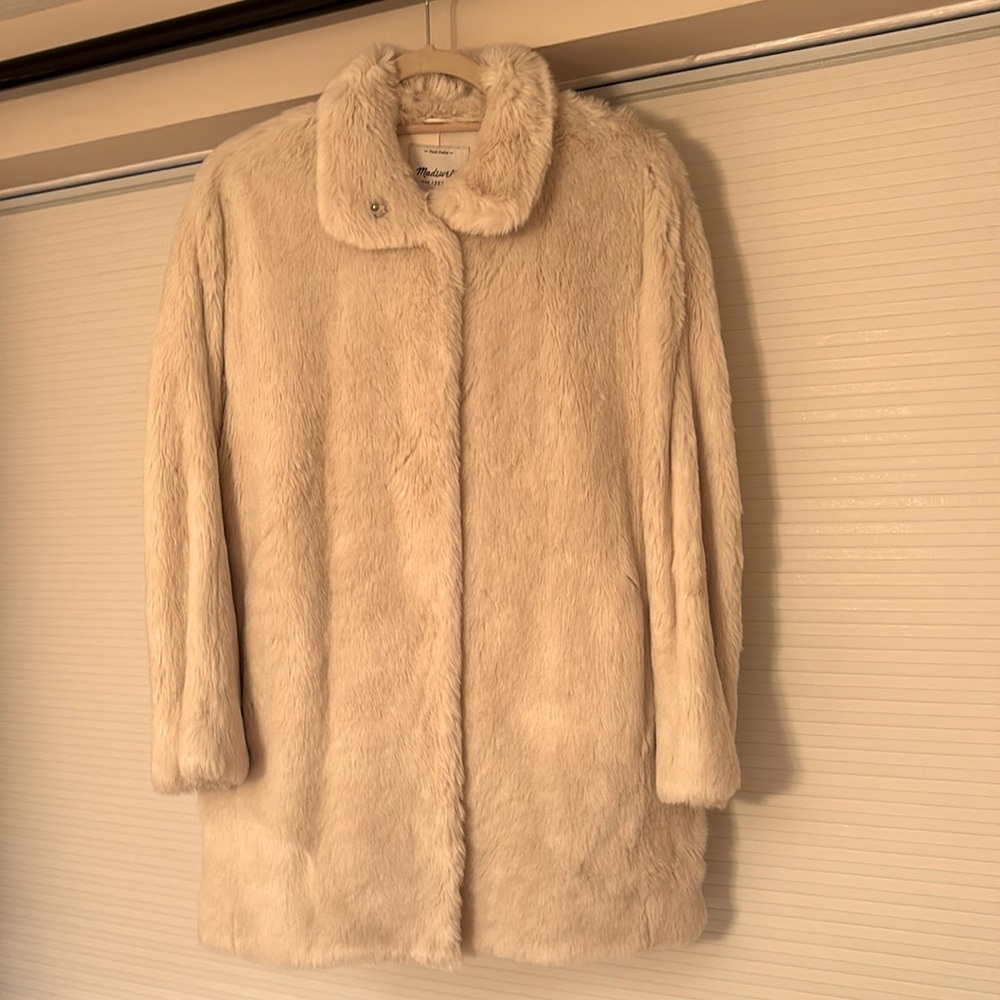 Madewell Faux Fur Coat